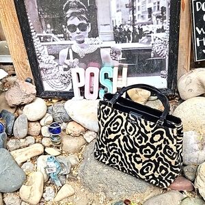 Kate Spade vintage jacquard animal print bag